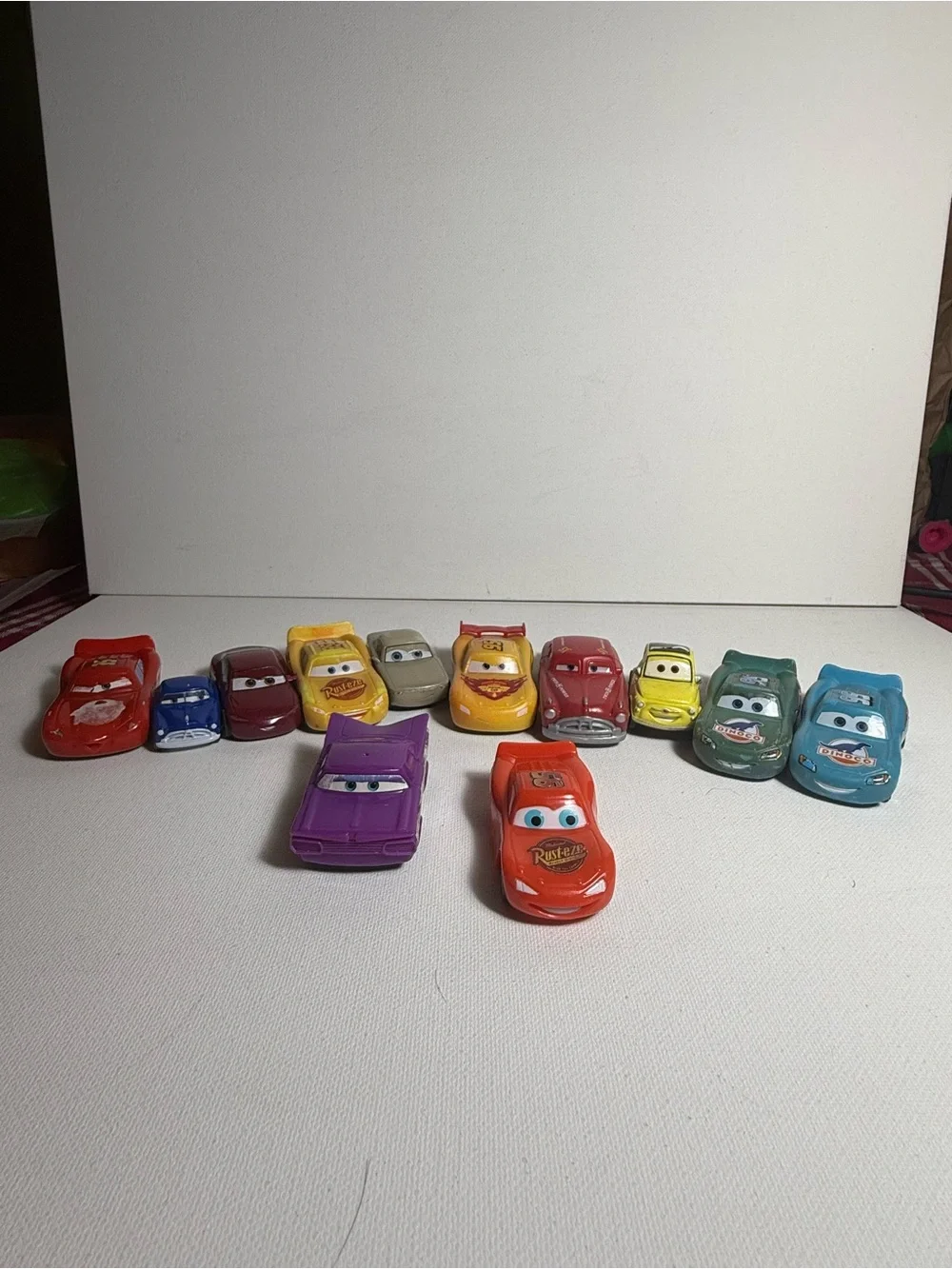 Assorted Vintage Cars Toy Lot - Lightning McQueen and Others